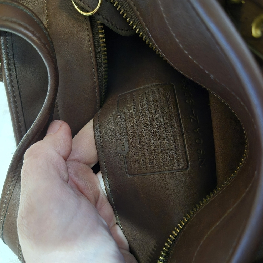 Vintage Coach Mahogany Legacy Satchel 9063 Bag - Picture 6 of 7